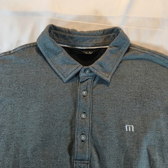 Travis Mathew Other - TravisMathew Polo‎ Shirt Moisture Wicking Golf Casual Gray XL
